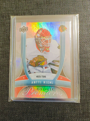 Antti Niemi - 09-10 Trilogy Rookie Premieres /799