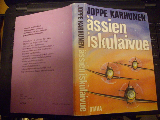 Joppe Karhunen : Ässien iskulaivue ( 1 p. 1976 ) SIs.PK !