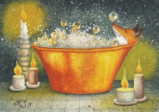 Katja Saario: Kettu kylpee