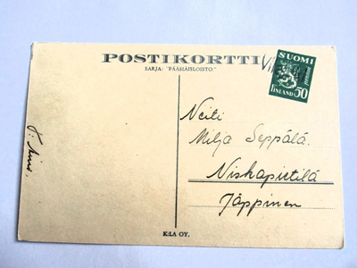 1930/M Vilajoki (Säkkijärvi) rivil