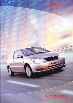 Toyota Corolla -esite, 2002