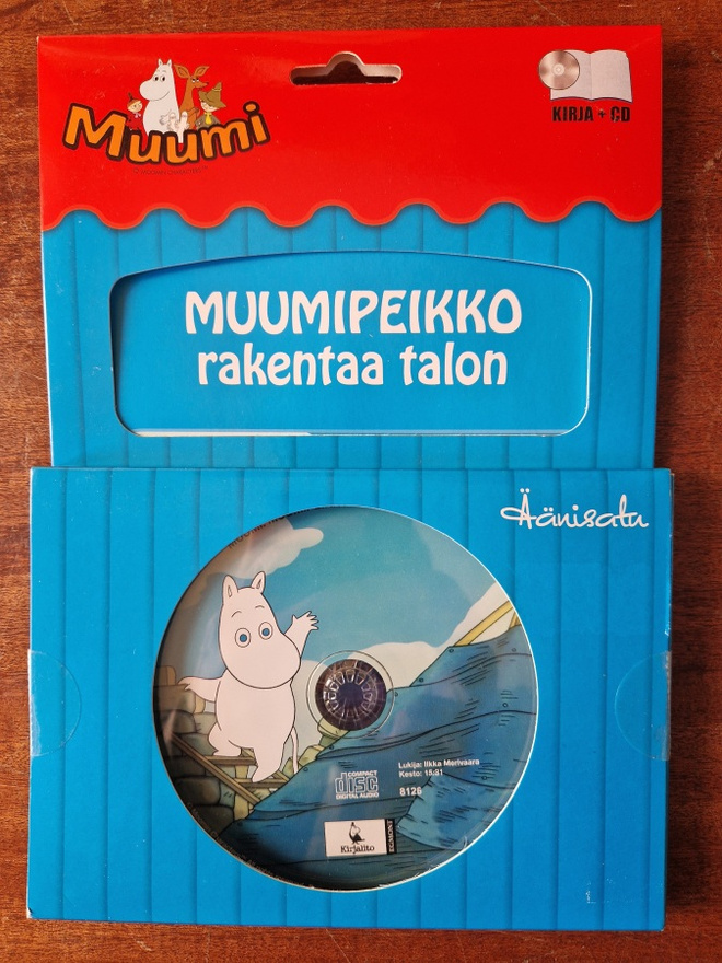 Muumipeikko rakentaa talon äänisatu ja CD uusi