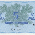5 markan seteli 1963 - pikkukuva 1
