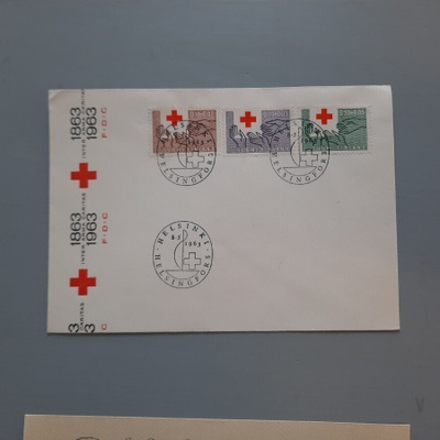 FDC Suomi 1963 PR blanco