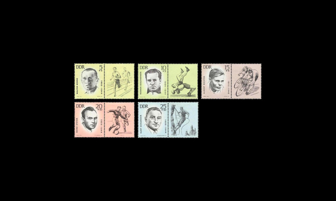 DDR 958-62_zf ** Keskitysleiriuhreja, urheilu (1963)