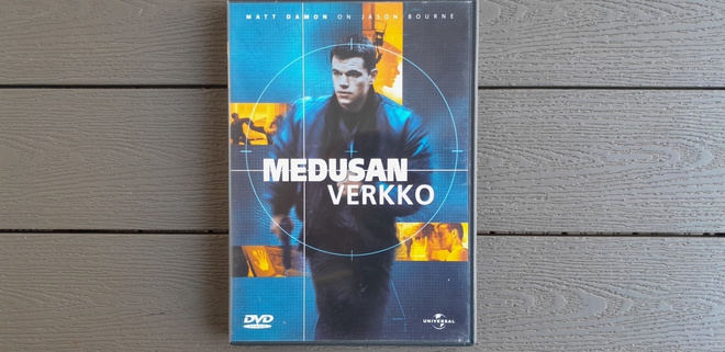 DVD: Medusan Verkko /The Bourne Identity (Matt Damon 2003)