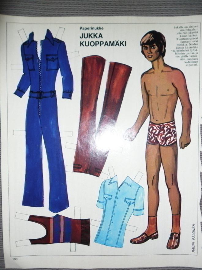 Jukka Kuoppamäki paperinukke