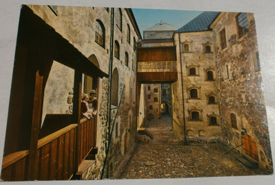 Turku, Turun linnan sisäpiha, väripk, p. 1972 + erikoisleima