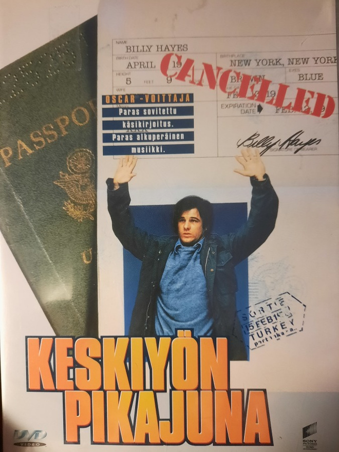 KESKIYÖN PIKAJUNA DVD (1978) Alan Parker & Oliver Stone