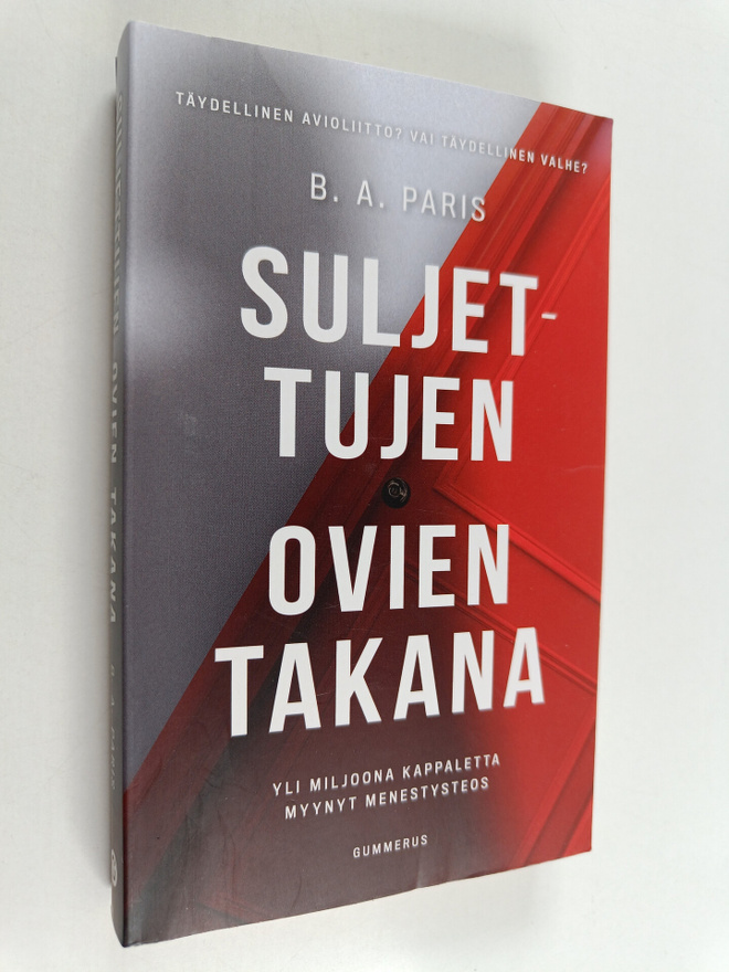 B. A. Paris : Suljettujen ovien takana
