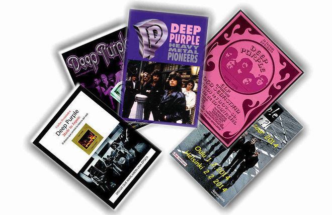 DEEP PURPLE -- julistesetti A4 x 5 (mm. UPEA lahja!!) #2