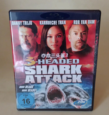 3-HEADED SHARK ATTACK  (BD) UUSI