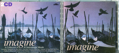 IMAGINE . 2 CD-LEVYÄ . A COLLECTION OF 40 INSTRUMENTAL MOODS