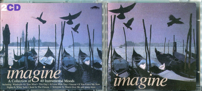 IMAGINE . 2 CD-LEVYÄ . A COLLECTION OF 40 INSTRUMENTAL MOODS