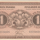 1 Markka 1918, 8 numerolla, kl.8-9 - pikkukuva 1