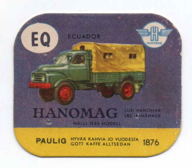Kahvilappu Paulig HANOMAG