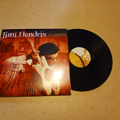 Jimi Hendrix – Live At Woodstock 3lp huippu kunto kuin uusi