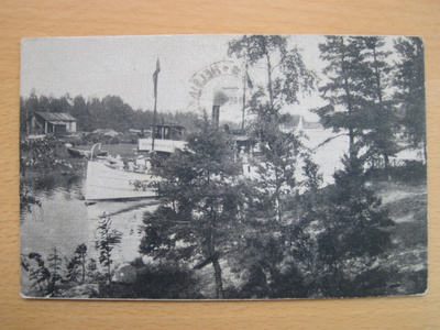 VANHA Postikortti Helsinki Laiva ym. 1920