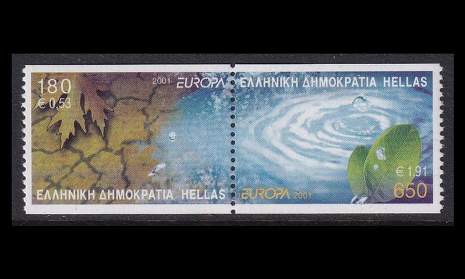 Kreikka 2069-70Cp ** Europa vesi (2001)