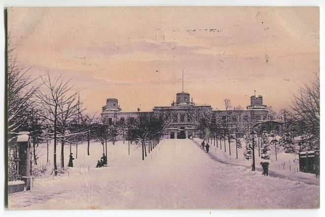 Helsinki Tähtitorni, talvikuva, kulkenut 1911