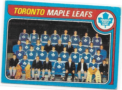 1979-80 Topps #258 Toronto Maple Leafs TeamCard