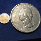 1/4 dollar 1972. USA. Replika - pikkukuva 3