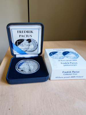 Suomi 2009 10 € Fredrik Pacius HOPEA PROOF