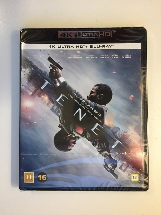 Tenet - 4K Ultra HD + Blu-ray) Ohjaus Christopher Nolan UUSI