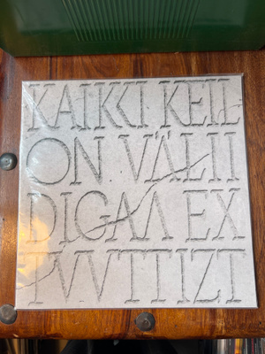Ex Tuuttiz - Kaikki Keil On Välii Diggaa Ex Tuuttiz lp