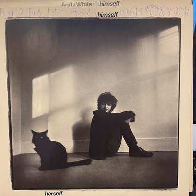 Andy White – Himself vinyyli nimikirjoituksella