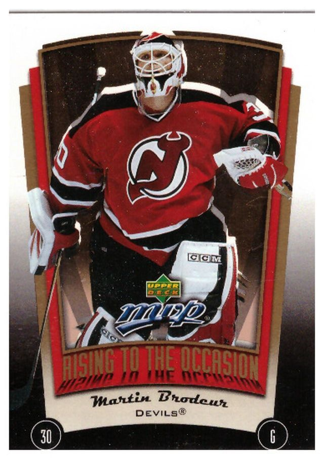 MARTIN BRODEUR Devils, 05-06 Up.D. MVP Rising to the Oac. #5