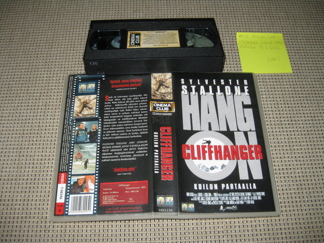 Cliffhanger - Kuilun Partaalla-VHS (Renny Harlin, 1993)
