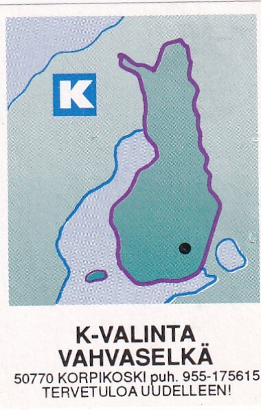 Korpikoski, Valinta - Vahvaselkä , Kesko  Oy  . s54