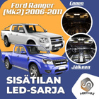 Ford Ranger (MK2) Sisätilan LED-sarja 4-osainen - pikkukuva 1