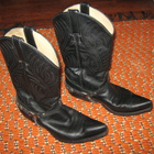 Vintage Tony Mora mustat Bootsit koko 37 - pikkukuva 1