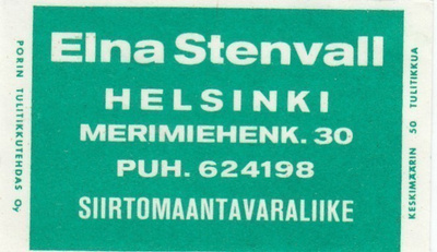 Helsinki, Elna Stenvall  a50