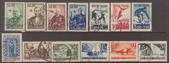 v.1938 Merkit leimattuna