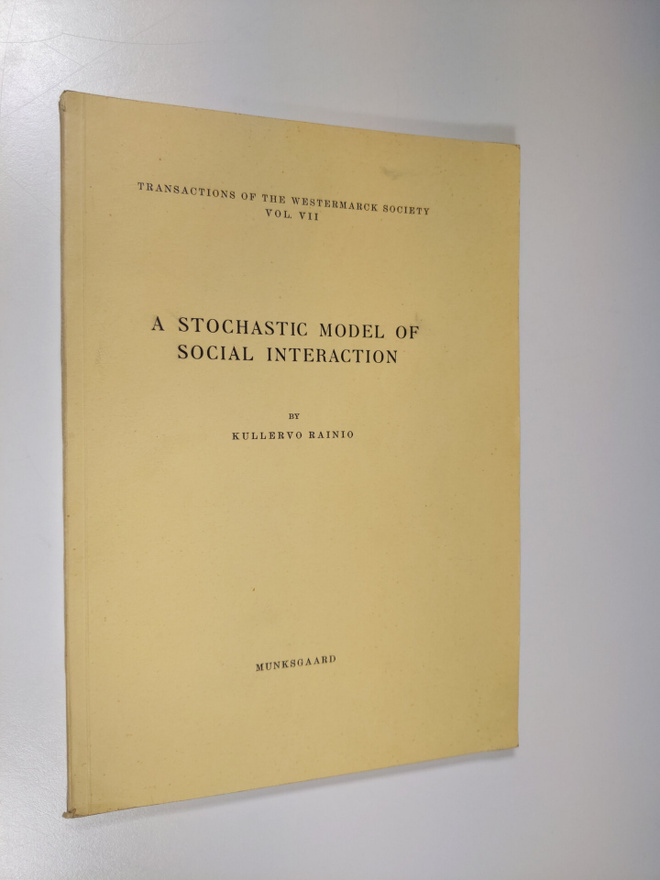 Kullervo Rainio : A Stochastic Model of Social Interactio...