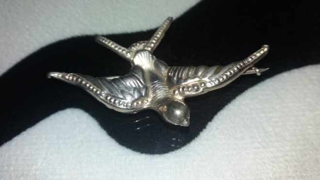 1949 Vintage design hopea lintu solki  L-I 813H U6