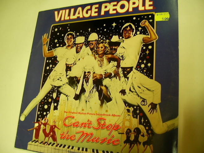VILLAGE PEOPLE : CAN'T STOP THE MUSIC  (LP-LEVY)