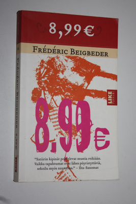 Frederic Beigbeder : 8,99 euroa