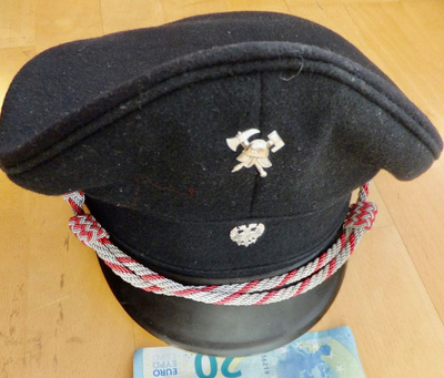 VANHA Koppalakki Saksa Palokunta