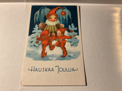 Postikortti Hyvää joulua 1947
