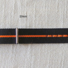 Nato 20mm musta kapealla oranssi raidalla - pikkukuva 3