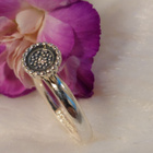 Spinning jewelry. 925 hopea sormus. Koko 18 - pikkukuva 3