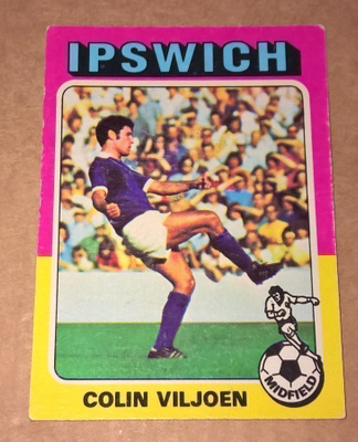 PELAAJA KORTTI JALKAPALLO COLIN VILJOEN 25  IPSWICH