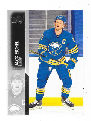 2021-22 Upper Deck #22 Jack Eichel , Buffalo Sabres