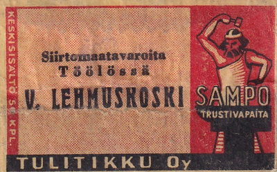 Helsinki, V. Lehmuskoski , Töölössä, Sampo       s1