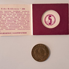 Säästöpankkimitali v. 1967, Kekkonen, pahvikansiossa - pikkukuva 2