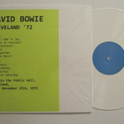 David Bowie Cleveland `72 Värivinyyli LP - pikkukuva 1